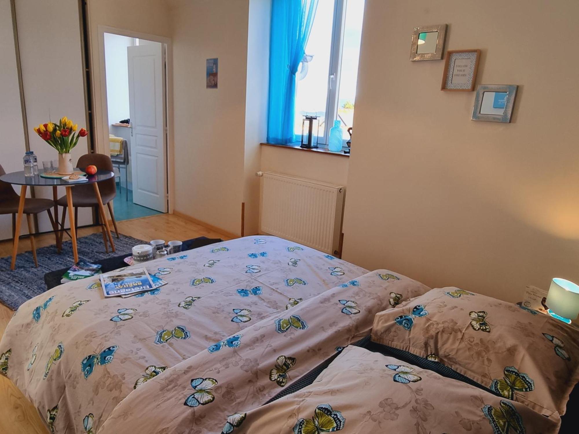 Chambres D'Hotes "Le Clos De La Baie" パンポル 部屋 写真